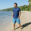 image:imageSwimZip Mens Swim Shorts with Boxer Brief Liner and UPF 50 Sun ProtectionStarfish