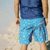 image:imageSwimZip Mens Swim Shorts with Boxer Brief Liner and UPF 50 Sun ProtectionStarfish