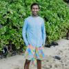 image:imageSwimZip Mens Swim Shorts with Boxer Brief Liner and UPF 50 Sun ProtectionVibrant Vacay