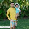 image:imageSwimZip Mens Swim Shorts with Boxer Brief Liner and UPF 50 Sun ProtectionVibrant Vacay