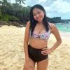 image:imageSwimZip Womens Front Tie Bikini Top  UPF 50 Swimsuit Top  Multiple ColorsFloral Garden