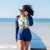 image:imageSwimZip Womens Halter Top Swim Suit with UPF 50 Sun ProtectionCheck It Out
