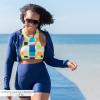 image:imageSwimZip Womens Halter Top Swim Suit with UPF 50 Sun ProtectionCheck It Out