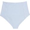 image:imageSwimZip Womens High Waisted Swim Bottoms with UPF 50 Sun ProtectionBlue Gingham