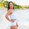 image:imageSwimZip Womens High Waisted Swim Bottoms with UPF 50 Sun ProtectionBlue Gingham