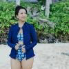 image:imageSwimZip Womens High Waisted Swim Bottoms with UPF 50 Sun ProtectionCoastal