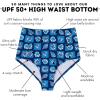 image:imageSwimZip Womens High Waisted Swim Bottoms with UPF 50 Sun ProtectionCoastal