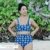 image:imageSwimZip Womens High Waisted Swim Bottoms with UPF 50 Sun ProtectionCoastal