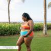 image:imageSwimZip Womens High Waisted Swim Bottoms with UPF 50 Sun ProtectionColor Pop