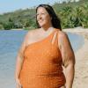 image:imageSwimZip Womens High Waisted Swim Bottoms with UPF 50 Sun ProtectionDesert