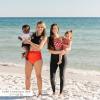 image:imageSwimZip Womens High Waisted Swim Bottoms with UPF 50 Sun ProtectionFiesta Red