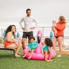 image:imageSwimZip Womens High Waisted Swim Bottoms with UPF 50 Sun ProtectionFiesta Red