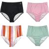 image:imageSwimZip Womens High Waisted Swim Bottoms with UPF 50 Sun ProtectionGreen