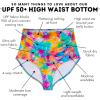 image:imageSwimZip Womens High Waisted Swim Bottoms with UPF 50 Sun ProtectionImpressions