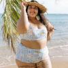 image:imageSwimZip Womens High Waisted Swim Bottoms with UPF 50 Sun ProtectionMediterranean Lemons