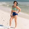 image:imageSwimZip Womens High Waisted Swim Bottoms with UPF 50 Sun ProtectionNavy