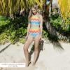 image:imageSwimZip Womens High Waisted Swim Bottoms with UPF 50 Sun ProtectionSurfs Up