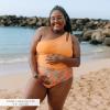 image:imageSwimZip Womens High Waisted Swim Bottoms with UPF 50 Sun ProtectionSwirl