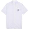 image:imageSwimZip Mens Short Sleeve Zipper Rash Guard Swim Shirt wUPF 50 Sun ProtectionWhite