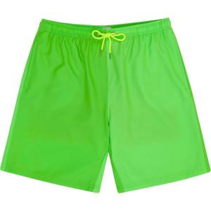 image:imageSwimZip Mens Swim Shorts with Boxer Brief Liner and UPF 50 Sun ProtectionNeon Green