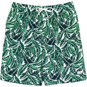 image:imageSwimZip Mens Swim Shorts with Boxer Brief Liner and UPF 50 Sun ProtectionPalm Leaf