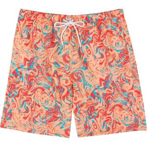image:imageSwimZip Mens Swim Shorts with Boxer Brief Liner and UPF 50 Sun ProtectionSwirl