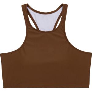 image:imageSwimZip Womens Halter Top Swim Suit with UPF 50 Sun ProtectionCold Brew