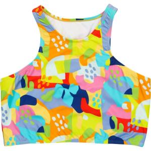 image:imageSwimZip Womens Halter Top Swim Suit with UPF 50 Sun ProtectionJoyful