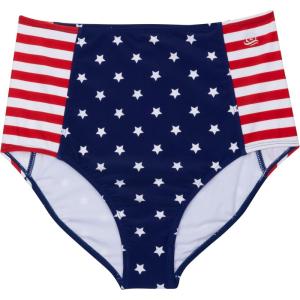 image:imageSwimZip Womens High Waisted Swim Bottoms with UPF 50 Sun ProtectionAmericana