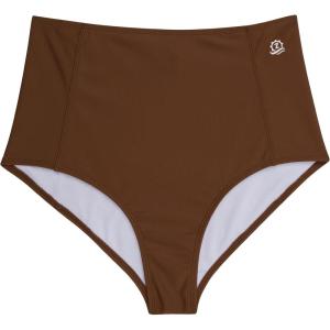 image:imageSwimZip Womens High Waisted Swim Bottoms with UPF 50 Sun ProtectionCold Brew