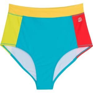 image:imageSwimZip Womens High Waisted Swim Bottoms with UPF 50 Sun ProtectionColor Pop
