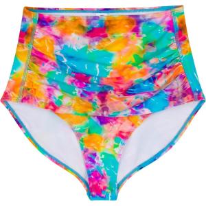 image:imageSwimZip Womens High Waisted Swim Bottoms with UPF 50 Sun ProtectionImpressions