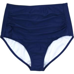image:imageSwimZip Womens High Waisted Swim Bottoms with UPF 50 Sun ProtectionNavy