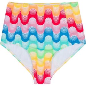 image:imageSwimZip Womens High Waisted Swim Bottoms with UPF 50 Sun ProtectionSurfs Up
