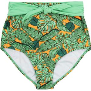 image:imageSwimZip Womens High Waisted Swim Bottoms with UPF 50 Sun ProtectionThe Tropics