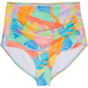 image:imageSwimZip Womens High Waisted Swim Bottoms with UPF 50 Sun ProtectionVibrant Vacay