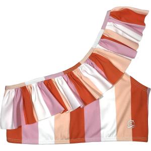 image:imageSwimZip Womens One Shoulder Bikini Top UPF 50 Multiple ColorsPeach