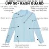 image:imageSwimZip Womens Long Sleeve Rash Guard with Pockets amp UPF 50 Sun ProtectionDream Blue