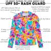 image:imageSwimZip Womens Long Sleeve Rash Guard with Pockets amp UPF 50 Sun ProtectionImpressions