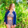 image:imageSwimZip Womens Long Sleeve Rash Guard with Pockets amp UPF 50 Sun ProtectionNavy