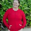 image:imageSwimZip Womens Long Sleeve Rash Guard with Pockets amp UPF 50 Sun ProtectionPoppy Red