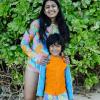 image:imageSwimZip Womens Long Sleeve Rash Guard with Pockets amp UPF 50 Sun ProtectionVibrant Vacay