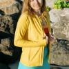 image:imageSwimZip Womens Long Sleeve Rash Guard with Pockets amp UPF 50 Sun ProtectionYellow