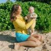 image:imageSwimZip Womens Long Sleeve Rash Guard with Pockets amp UPF 50 Sun ProtectionYellow