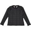 image:imageSwimZip Womens Long Sleeve Laser Cut Scallop Neck Zipper Rash Guard UPF 50Black