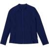 image:imageSwimZip Womens Long Sleeve Rash Guard with Pockets amp UPF 50 Sun ProtectionNavy