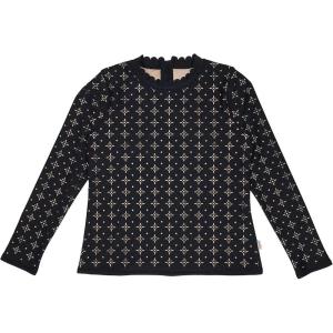image:imageSwimZip Womens Long Sleeve Laser Cut Scallop Neck Zipper Rash Guard UPF 50Black