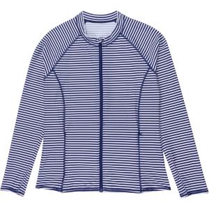 image:imageSwimZip Womens Long Sleeve Rash Guard with Pockets amp UPF 50 Sun ProtectionStunner