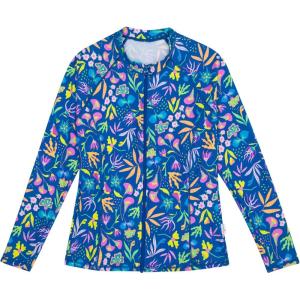 image:imageSwimZip Womens Long Sleeve Rash Guard with Pockets amp UPF 50 Sun ProtectionTropadelic