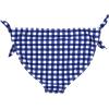 image:imageSwimZip Womens Side Tie Bikini Swimsuit Bottom UPF 50  Multiple ColorsNavy Gingham